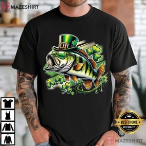 Fisherman Fishing Lovers Irish St Patricks Day T-Shirt