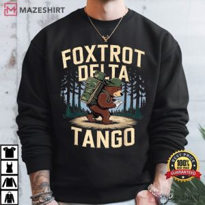 Foxtrot Delta Tango Funny Resist Bear T Shirt (3)