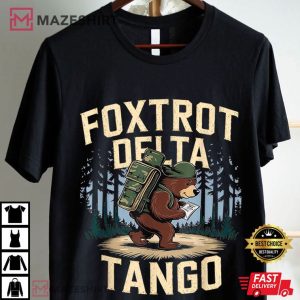 Foxtrot Delta Tango Funny Resist Bear T Shirt (4)