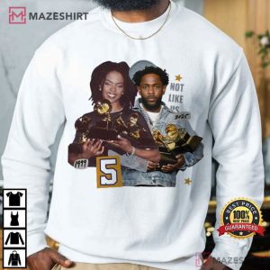 Lauryn Hill And Kendrick Lamar Grammy Winners Collage T Shirt (4)
