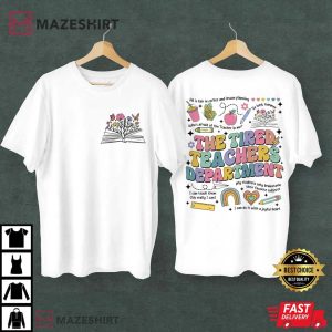 The Teacher Tired Department Swifties Funny T Shirt 2