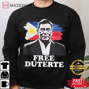 Free Duterte Supporter Philippine Proud Filipino Political T Shirt 2