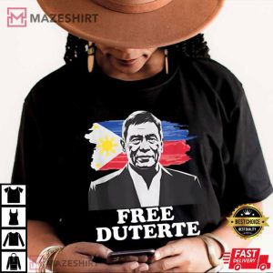 Free Duterte Supporter Philippine Proud Filipino Political T Shirt 1