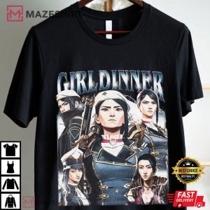 Caitlyn Kiramman Girl Dinner Arcane TV Series Limited Merch T Shirt (1)
