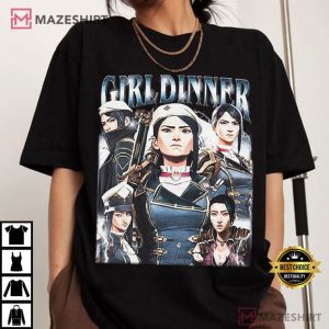 Caitlyn Kiramman Girl Dinner Arcane TV Series Limited Merch T Shirt (2)