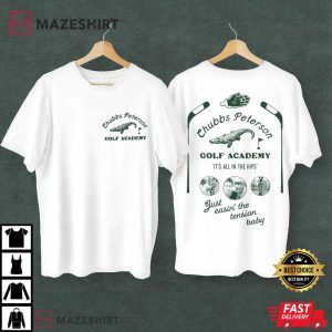 Chubbs Peterson Golf Academy Alligator Comfort Colors T Shirt (1)