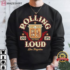 Rolling Loud Los Angeles Moto Crest 2025 RL MC Est 2015 T Shirt (7)
