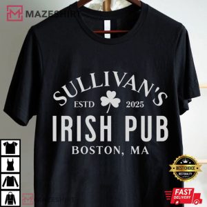 Irish Pub Saint Patricks Day Personalized Custom Name T Shirt ( (4)