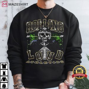Rolling Loud Athletics Linebacker World Tour 2025 T Shirt (4)
