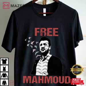 Free Mahmoud Khalil Support Social Justice Democracy Graphic T Shir (3)