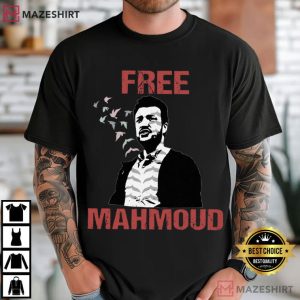 Free Mahmoud Khalil Support Social Justice Democracy Graphic T Shir (4)