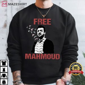 Free Mahmoud Khalil Support Social Justice Democracy Graphic T Shir