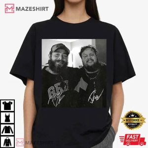 Jelly Roll And Post Malone Rapper Posty Concert Tour Vintage 90s T Shirt (1)