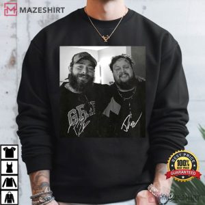 Jelly Roll And Post Malone Rapper Posty Concert Tour Vintage 90s T Shirt (2)