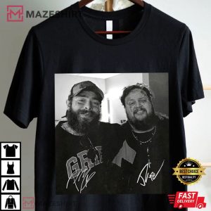 Jelly Roll And Post Malone Rapper Posty Concert Tour Vintage 90s T Shirt (3)