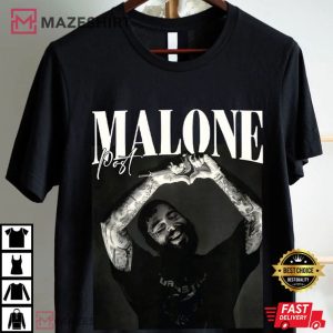 Post Malone Rap Music Tour Merch Cowboy Post Retro 90s T Shirt (1)