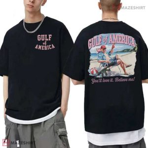 Trump MAGA Gulf Of America Funny Political T Shirt (1)