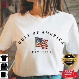 The Gulf Of America Est 2025 Patriotic Republican T Shirt (1)