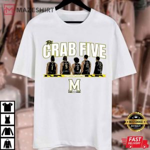 The Crab Five Lineup Maryland Basketball Team T Shirt (1)