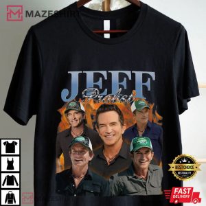 Jeff Probst Television Presenter Homage Vintage Fan Gift T Shir (1)