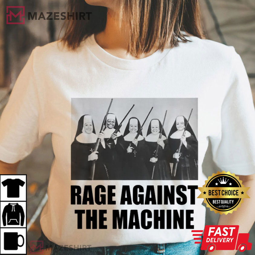 Rage Against The Machine Cool Nun T-Shirt Rage Against The Machine Cool Nun T-Shirt