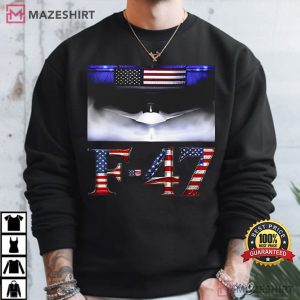 Donald Trump F47 Fighter Jet America Flag T Shirt (2)