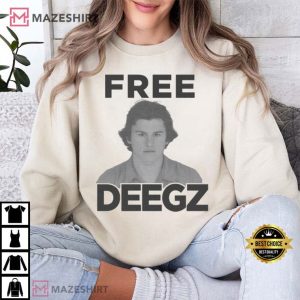 Free Haiden Deegan Arrested Mugshot Motorcycle Graphic T Shirt (4)
