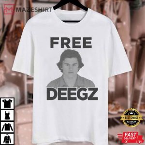 Free Haiden Deegan Arrested Mugshot Motorcycle Graphic T Shirt (1)