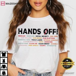 Hands Off Protest Medicaid Medicare T Shirt (3)