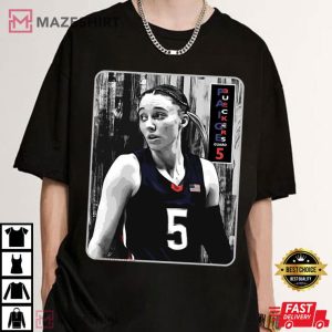 Paige Bueckers College Basketball Player No 5 T Shirt (2)