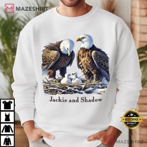 Bald Eagle Jackie And Shadow Big Bear Lake T Shirt (4)