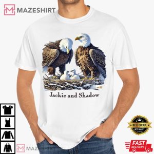 Bald Eagle Jackie And Shadow Big Bear Lake T Shirt (2)