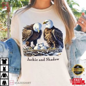 Bald Eagle Jackie And Shadow Big Bear Lake T Shirt (3)
