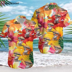 Trump Gulf Of America Summer Floral Aloha Hawaiian Shirt Trump Gulf Of America Summer Floral Aloha Hawaiian Shirt