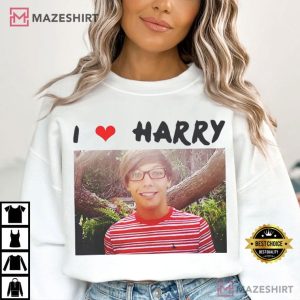 Louis Tomlinson I Love Harry One Direction Funny Fan Gift T Shirt (4)