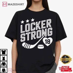 Craig Laughlin Locker Strong 18 Ice Hockey Sports Fan Gift T Shirt (2)