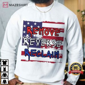 Remove Reverse Reclaim Protest Anti Donald Trump Retro T Shirt (3)
