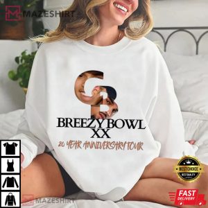 Chris Brown Breezy Bowl XX 20 Year Anniversary Tour Music T Shirt 2 (1)