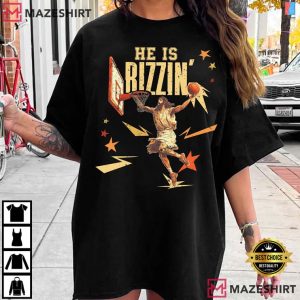 He Is Rizzin' Jesus Playing Basketball Christ Meme T Shirt 2