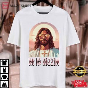 He Is Rizzin Jesus Bootleg Funny Christian Easter T Shirt (3)