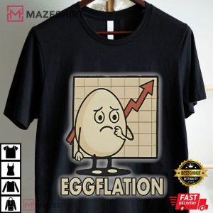 Eggflation Egg Inflation Trump Tariffs Retro T Shirt (3)