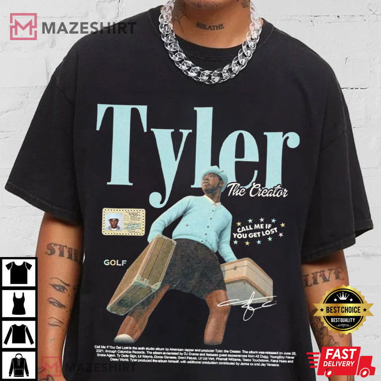 Tyler The Creator Call Me If You Get Lost Music Tour T-Shirt Tyler The Creator Call Me If You Get Lost Music Tour T-Shirt