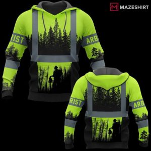 Arborist Mens Plants And Trees Pullover 3D Hoodie (2)
