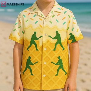 Ice Cream Drip Fun Summer Vacation Hawaiian Shirt (2)