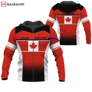 Love Canada Pullover Personalized Novelty 3D Hoodie (2)