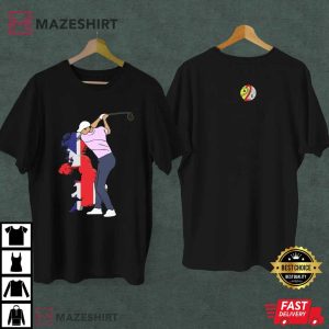 Rory McIlroy Golf United Kingdom Silhouette T Shirt (1)