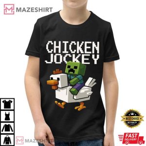 Chicken Jockey Minecraft Movie Hilarious Gamer Gift T Shirt (2)