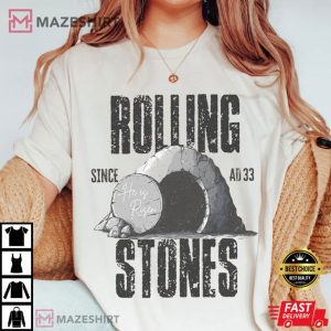 Rolling Stones He Is Risen Easter Christian Jesus T Shirt (2)