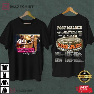 Post Malone With Jelly Roll Big Ass Stadium Concert Tour 2025 T (1)