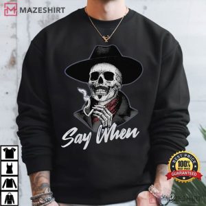 Val Kilmer Doc Holliday I'm Your Huckleberry Say When T Shirt (3)